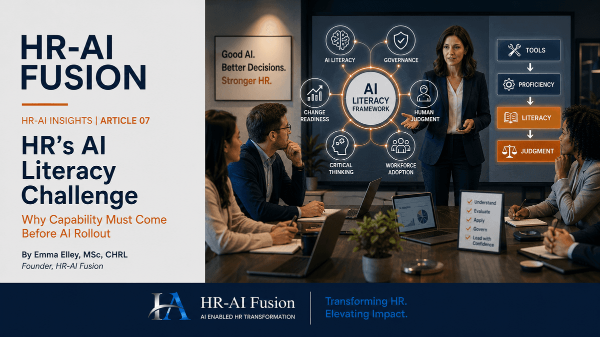 HR's AI Literacy Challenge — HR-AI Fusion