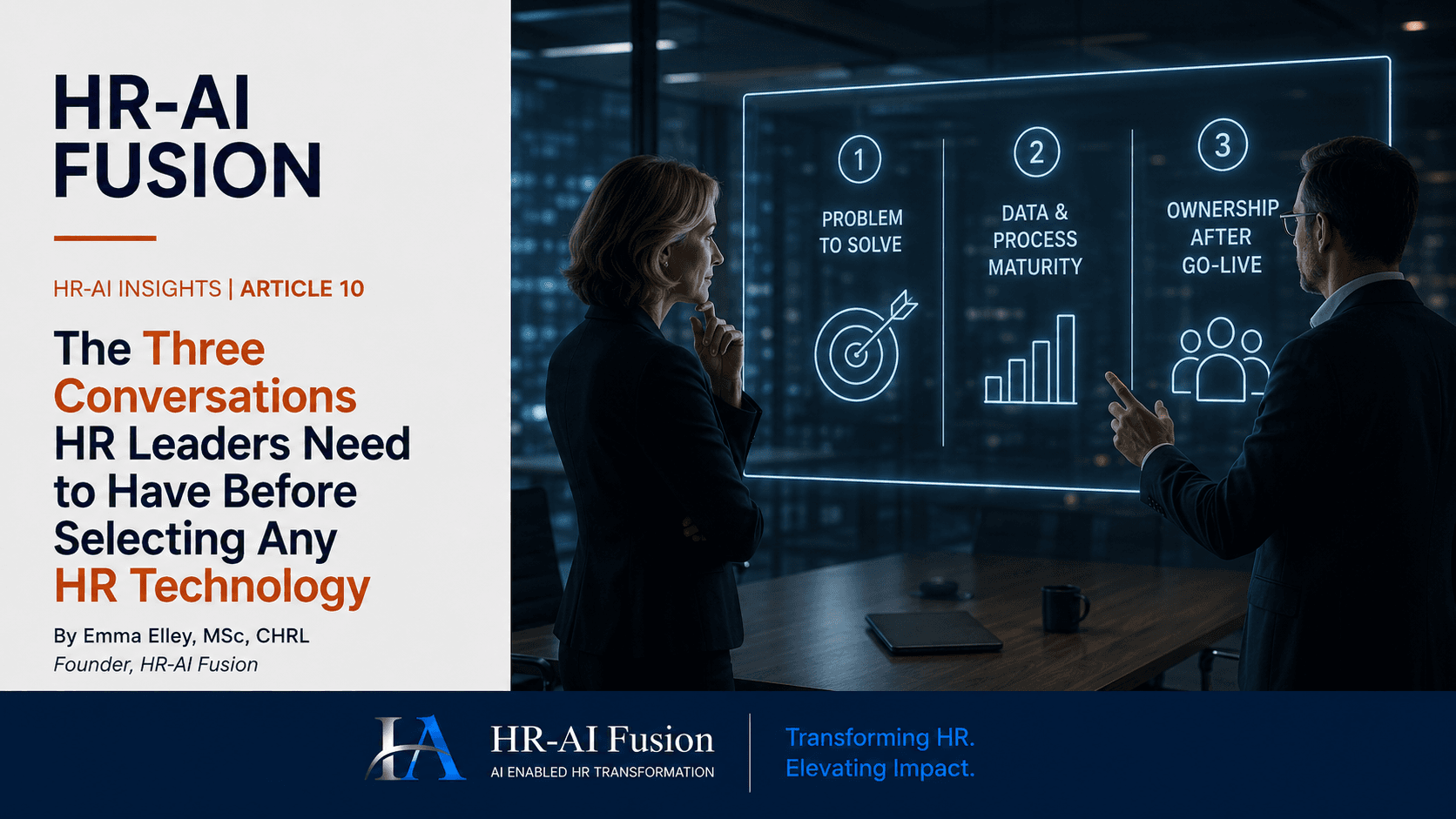 The Three Conversations HR Leaders Need to Have Before Selecting Any HR Technology — HR-AI Fusion